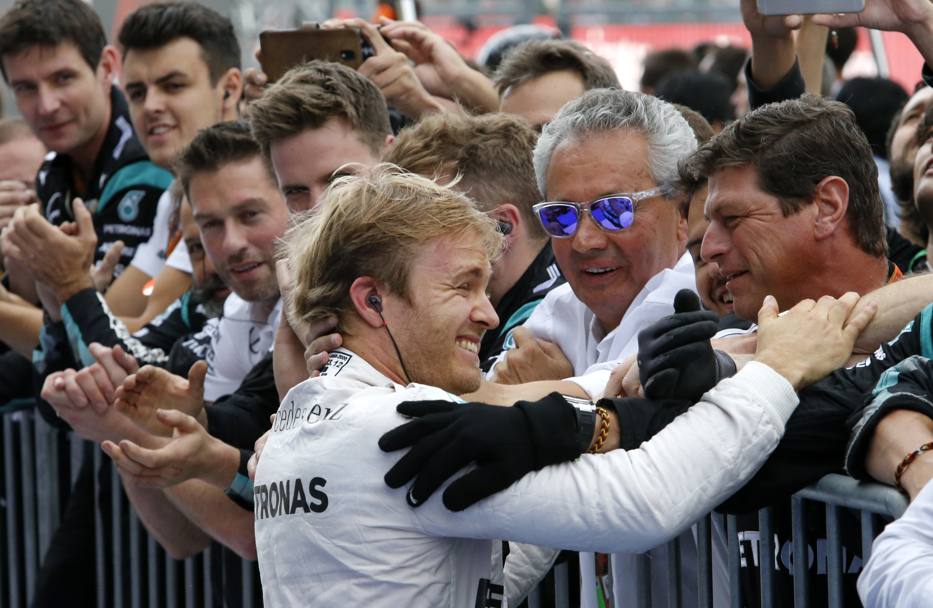 Nico Rosberg, nona vittoria del 2016: ora ha 33 punti su Hamilton. Ap